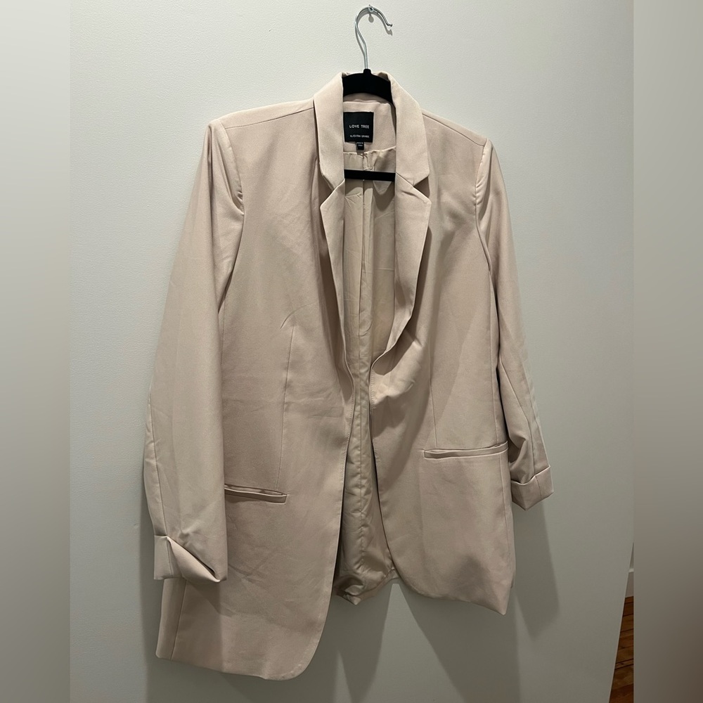 Love Tree Beige Blazer Size XL